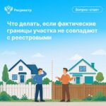 фактические границы участка не совпадают с реестровыми
